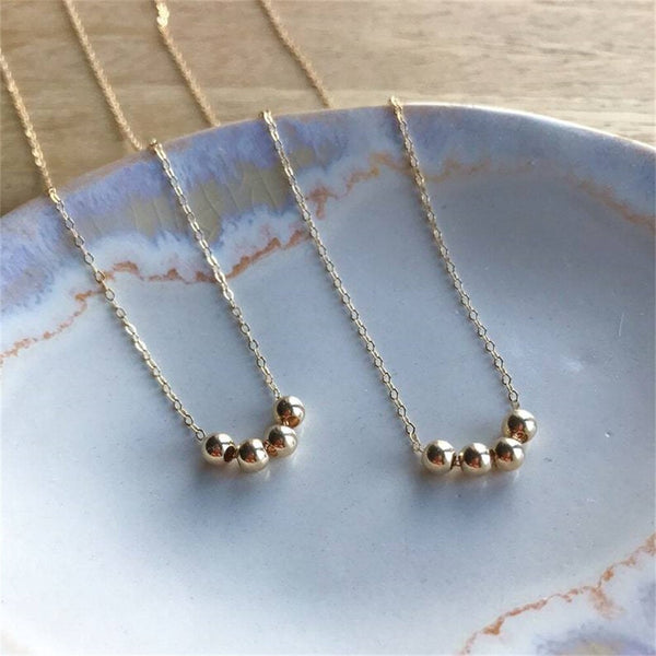 Moveable Bead Necklace